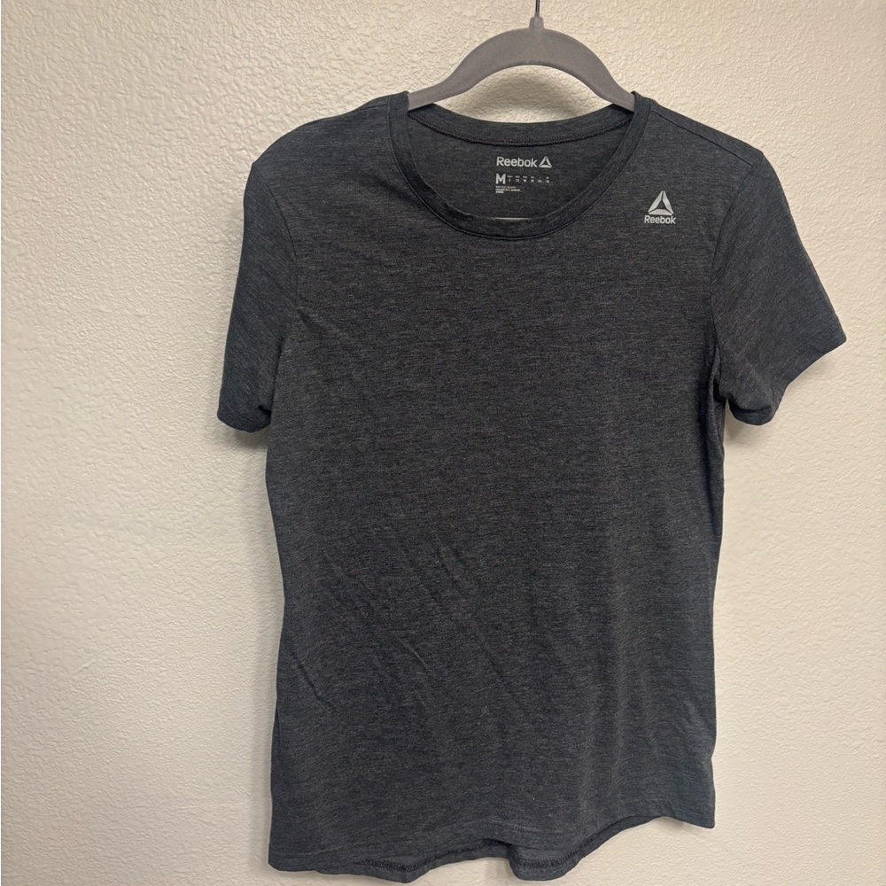 Reebok Charcoal Crew Neck Tee